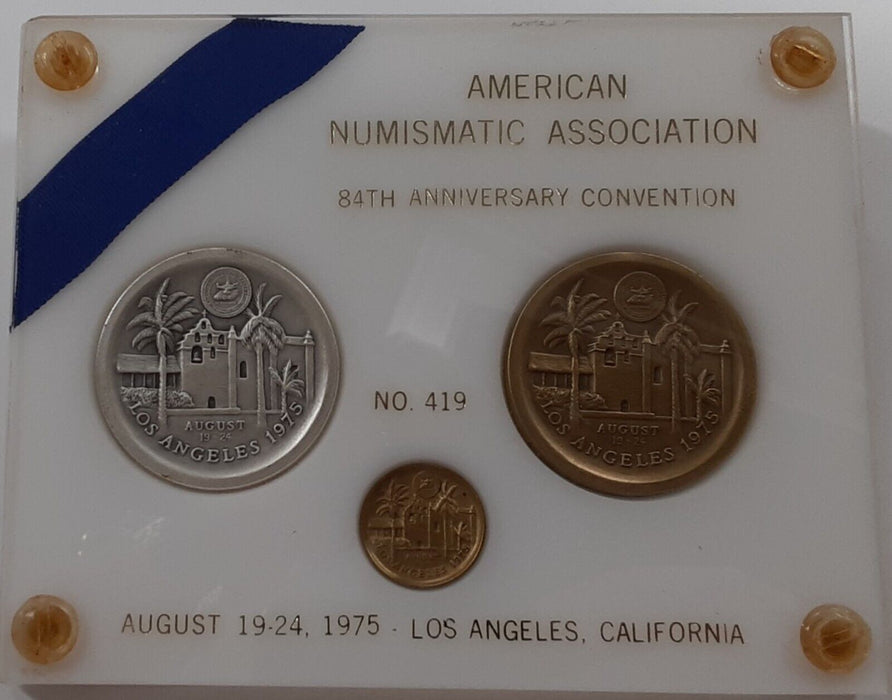 ANA 1975 84th Anniversary Convention Commemorative 3 Medal Set