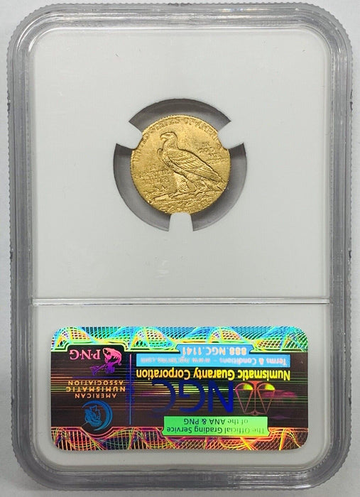 1914-D $2.50 Indian Head Quarter Eagle Gold Coin NGC AU 55