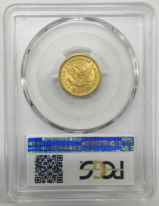 1907 $2.50 Liberty Head Quarter Eagle Gold Coin PCGS MS 65 (C)