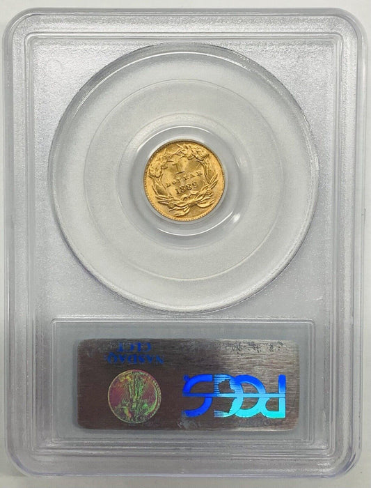 1889 $1 Princess Type 3 Gold Dollar Coin PCGS MS 65