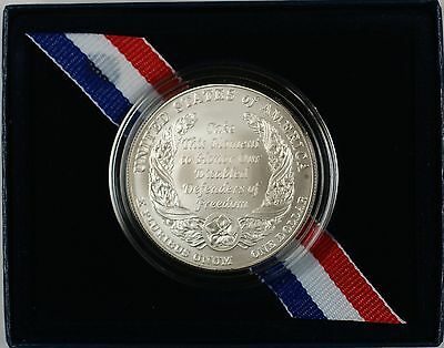 2010 American Veterans Commem UNC Silver Dollar Coin in Original Mint Packaging