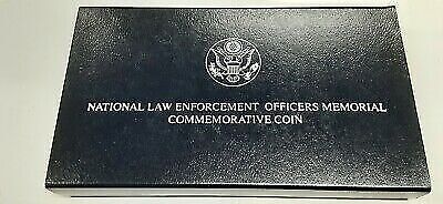 1997-P National Law Enforcement Officers Memorial PR Silver Dollar in OGP w/COA