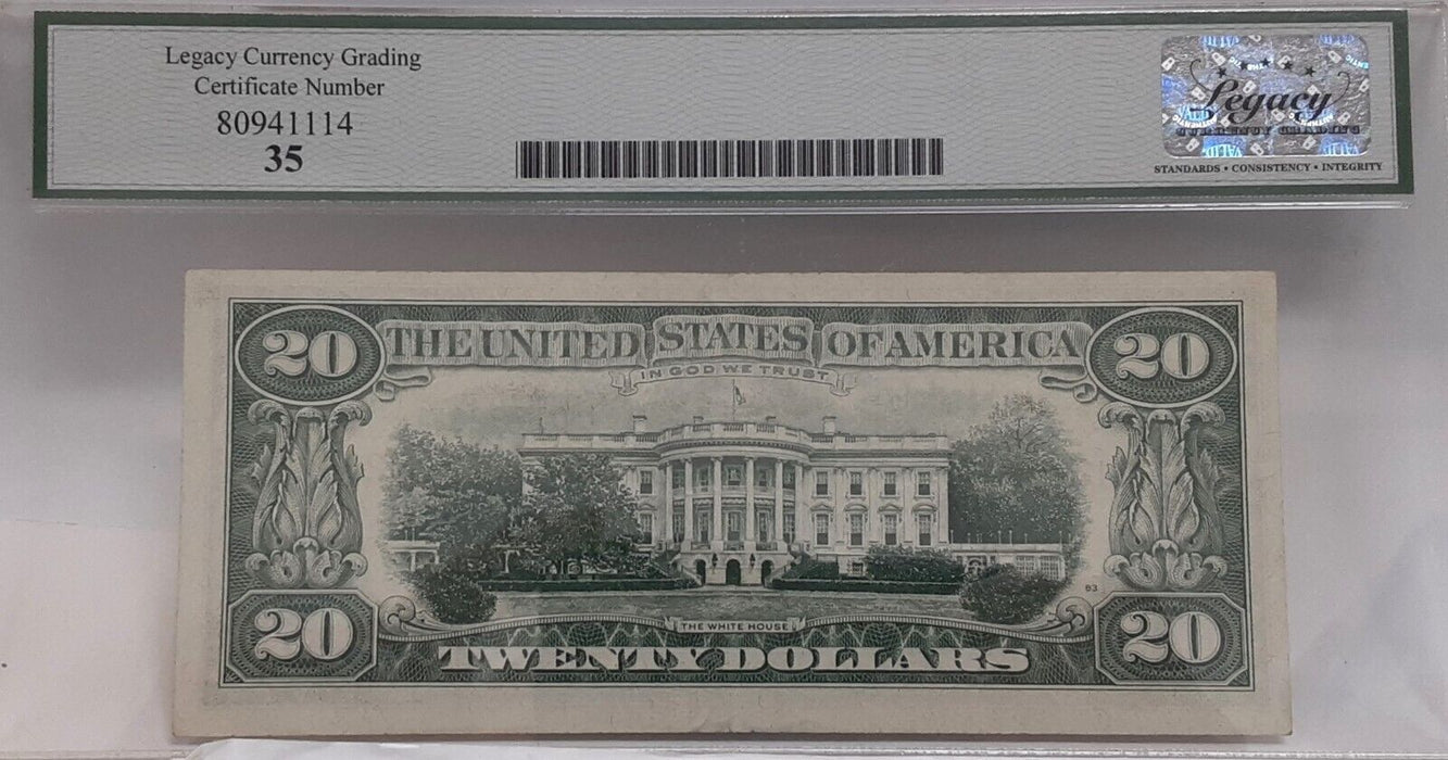 Series 1969 $20 FRN *STAR* Note SF District Fr 2067-L*  Legacy Very Fine 35