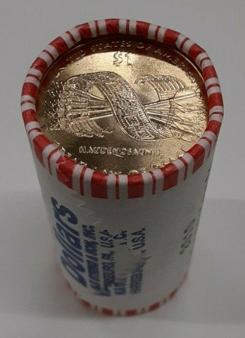 2010 Mint Unknown BU Roll OBW of 25 Sacagawea Native American $1 Dollar Coins