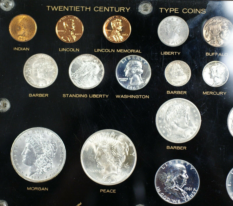 Type Collection 20th Century United States Brilliant Uncirculated Silver 18 Coin
