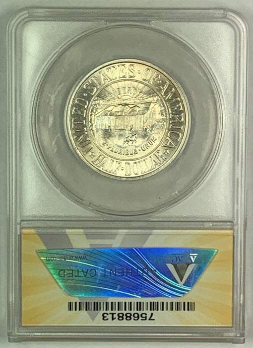 1936 York County Commemorative Silver Half Dollar 50c Coin ANACS MS 64