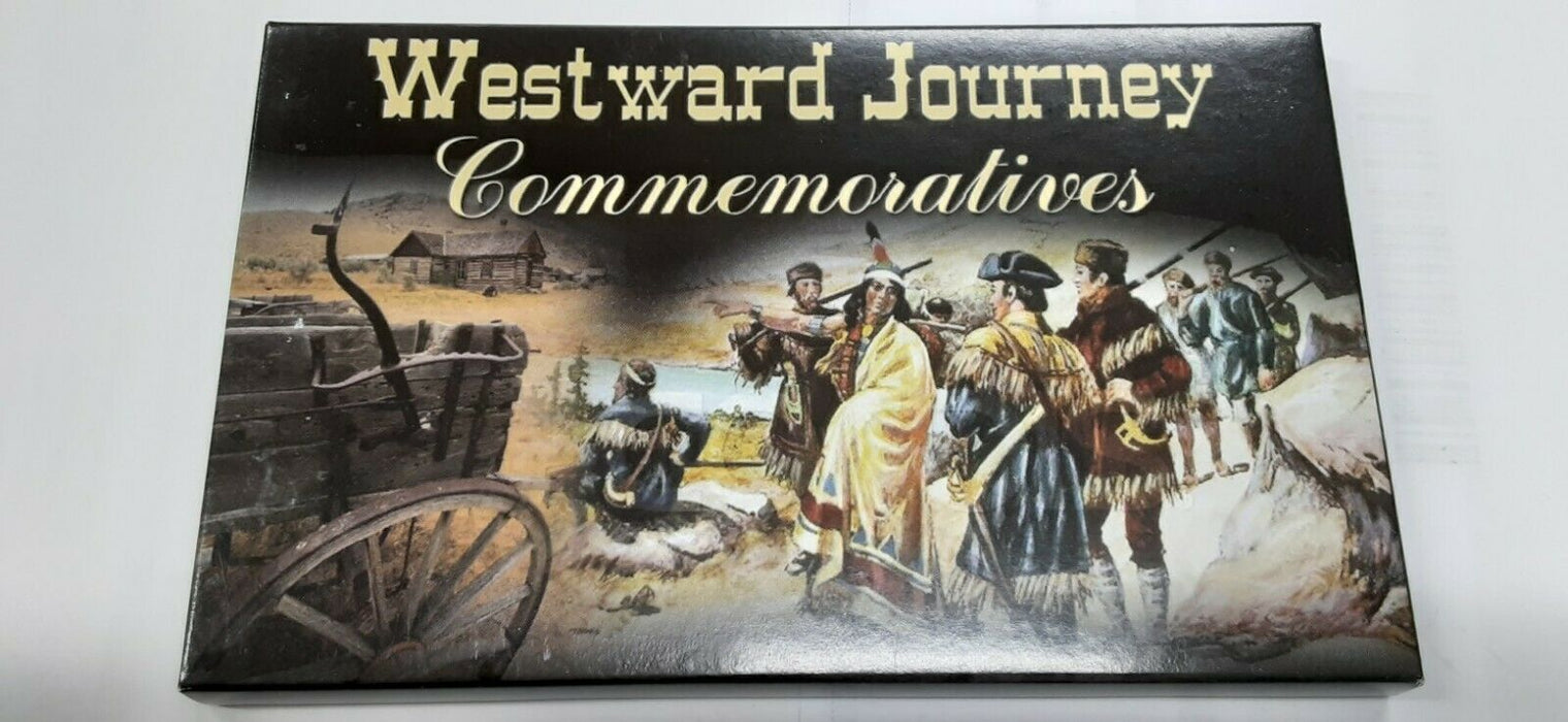 2005 P & D Sacagawea BU Dollars Westward Journey Commemoratives in Holder