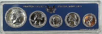1966 United States Special Mint Set of 5 BU Coins - No Sleeve