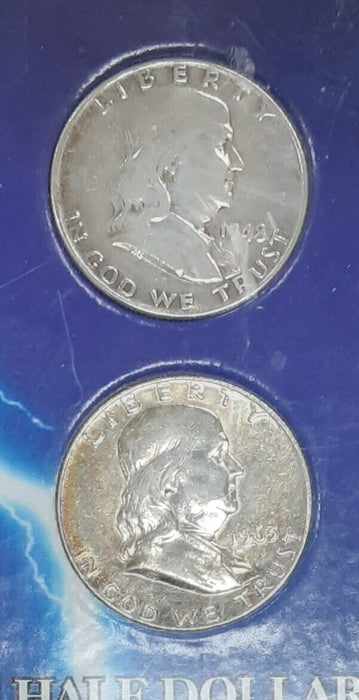 First & Last Year Franklin Half Dollars in Morgan Mint Info Holder