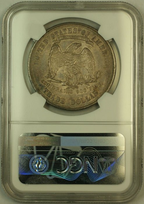 1876 Trade Silver Dollar $1 NGC UNC Details (KH)