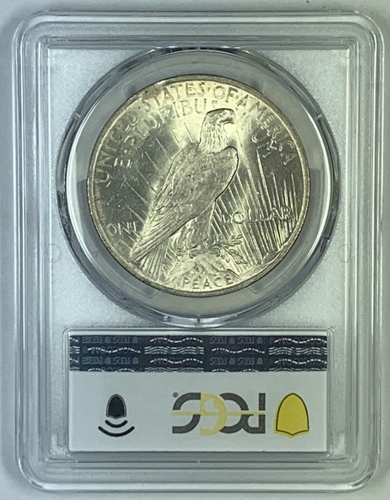 1923 Peace Silver $1 Dollar Coin PCGS MS 63 (6) A