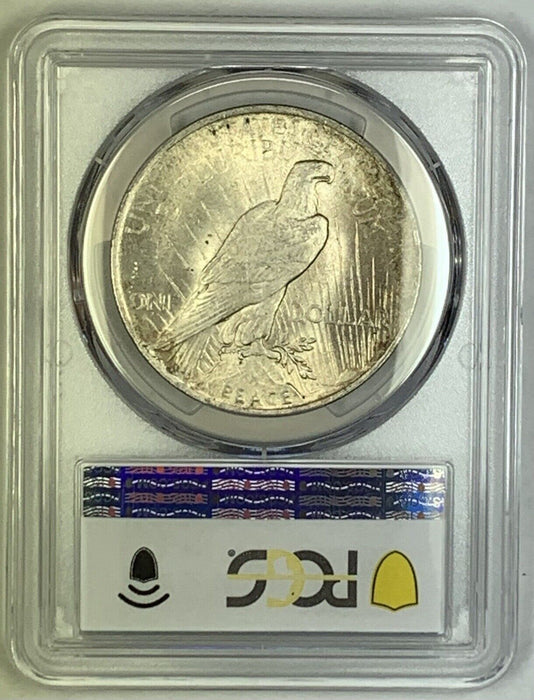 1923 Peace Silver $1 Dollar Coin PCGS MS 62 (9) D