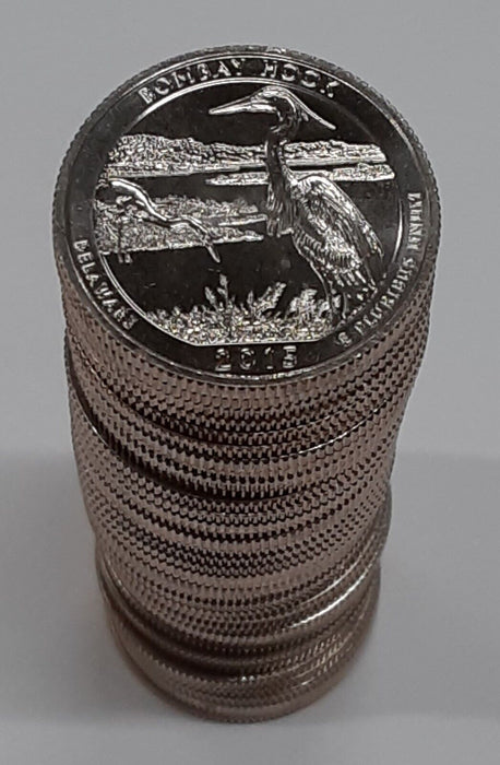2015-S Bombay Hook NWR ATB Quarter BU Roll - 40 Coins in Tube