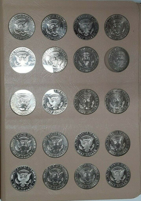 1964-96,05 Kennedy Half Dollar Set in Dansco Coin Album w/Proof Only Issues