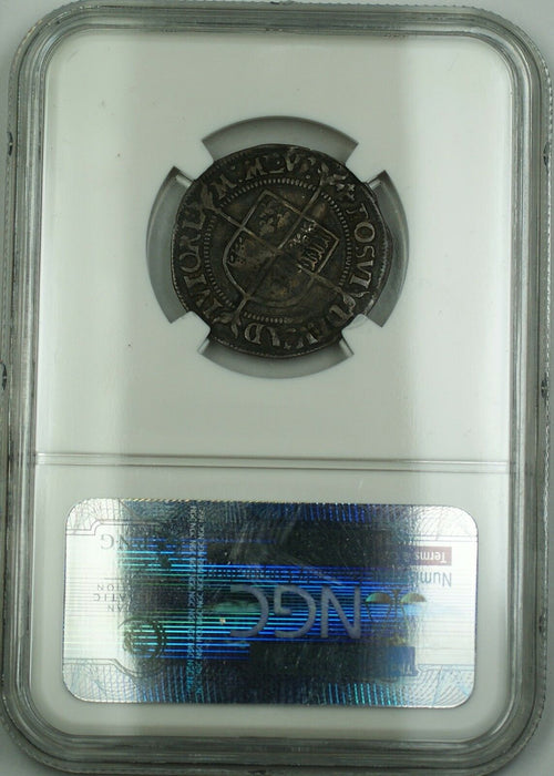 (1560-61) England Silver Groat 4P Coin S-2556 Elizabeth I NGC F Det. Damaged AKR