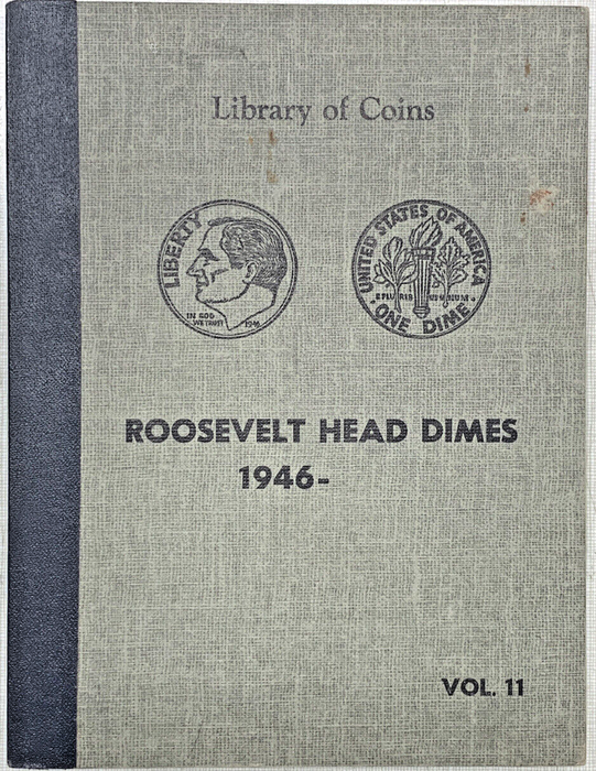 1946-1964 Roosevelt Silver Dime Complete Set-Liberty Of Coins Album (M)