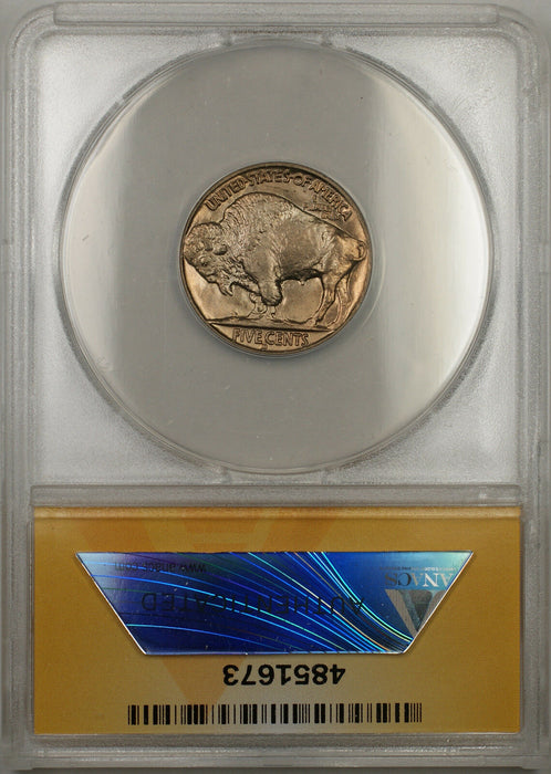 1938-D Buffalo Nickel 5C Coin ANACS MS-65 (Better Coin 10 H)