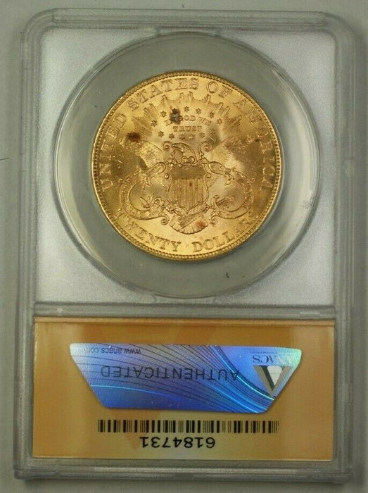 1901 US Liberty Head $20 Gold Coin ANACS MS-63