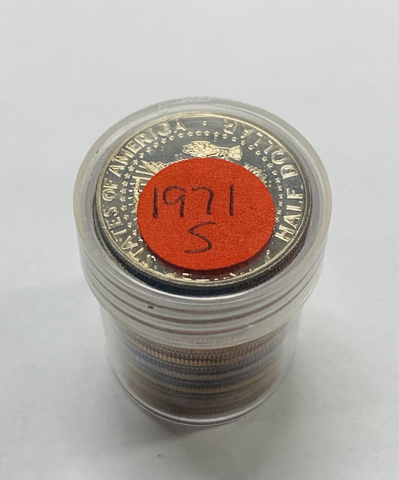 1971-S Proof Kennedy Half Dollar GEM Roll-20 Coins