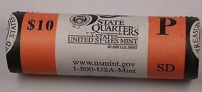 2006 P South Dakota Statehood Quarter BU Roll- 40 Coins- in OBW/Tubes