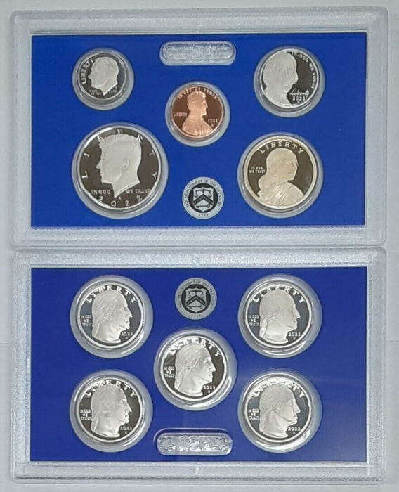 2022-S U.S. Mint 10 Coin Proof Set as Issued in Original Mint Packaging