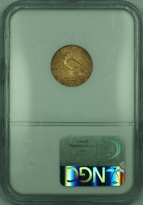 1911-D Indian Quarter Eagle $2.50 Gold Coin NGC AU-53 (KD)