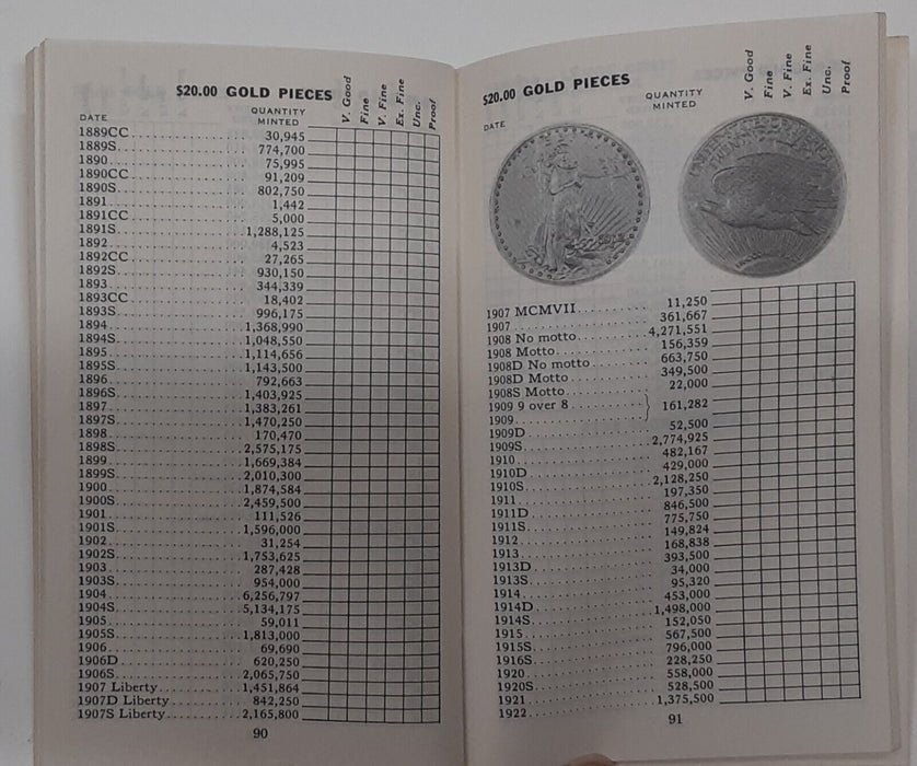 1960s Whitman Record Book of US & Canadian Coins Pre-Owned/Excellent
