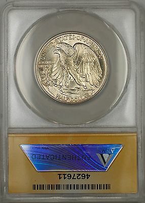 1945 Walking Liberty Silver Half Dollar 50c ANACS MS 62 (Better Coin)