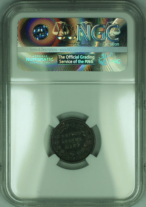 1942 1c Penny Cent US Pattern Coin J-2054 NGC XF-40 WW (like Colombia 2 Centavo)