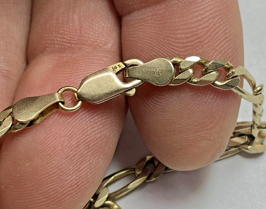 1916 Sovereign Gold Coin-w/ 20” 14KT Gold Figaro Link Chain & Pendant