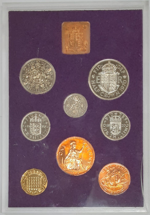 1970 United Kingdom Proof Set, GEM UK Coins, 8 Coins Total, NO Envelope