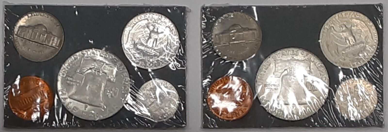 1962-P&D US Uncirculated Year Set w/Silver Half Quarter & Dime 10 Coins Total