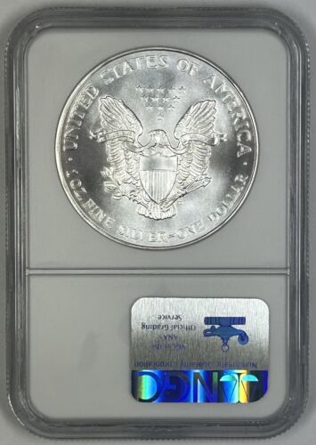 1995 American Silver $1 Eagle NGC MS 69 (X)