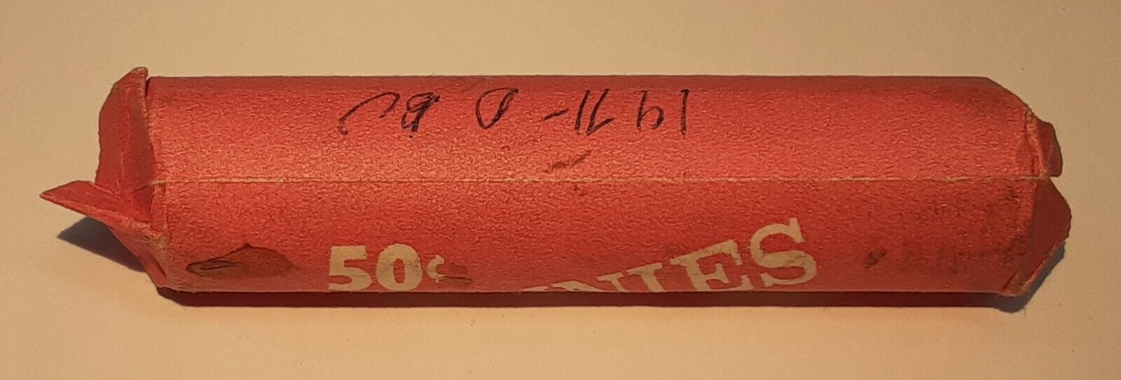 1971-D Lincoln Memorial Cents BU/UNC Roll-50 Coins in Wrappers/Tubes