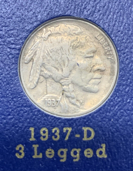 1913-1938 Buffalo Nickel Collection Complete Set-In Whitman Album (1937-D 3 Leg)