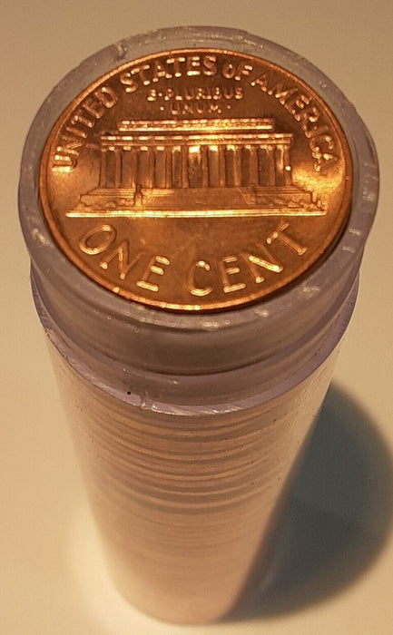 1969-D US Lincoln Cents BU Roll of 50 Coins Total in Tubes