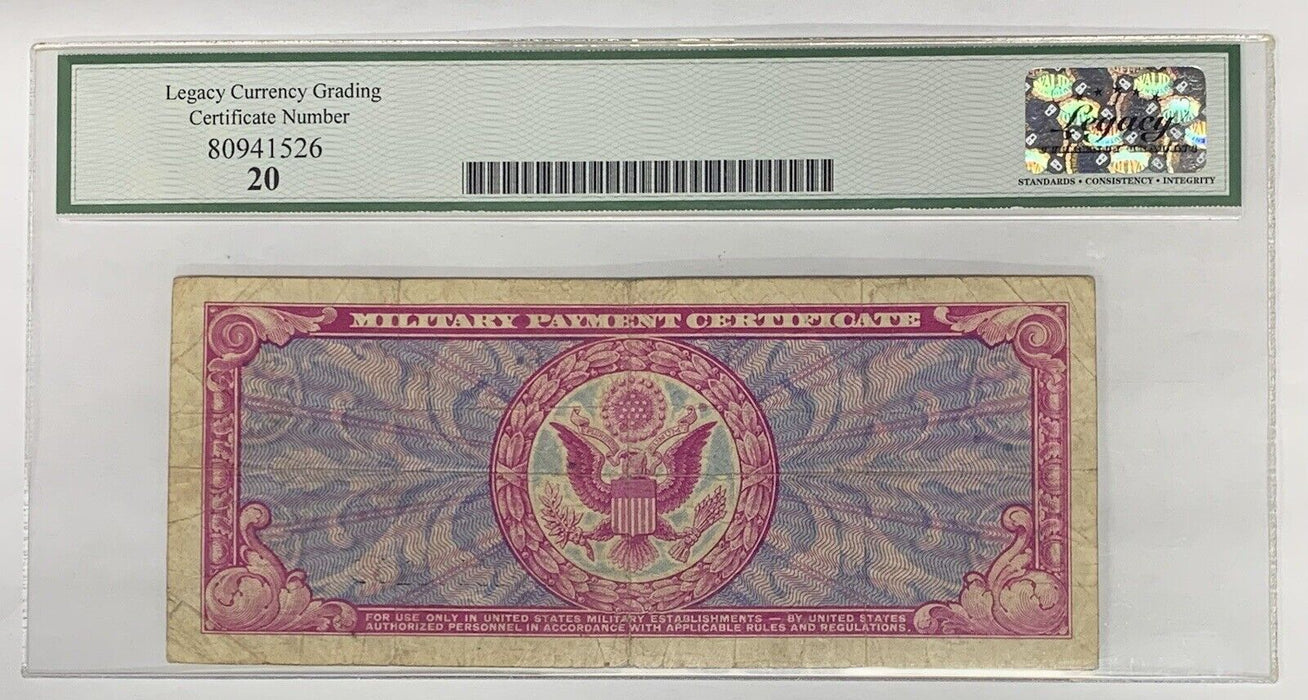 $5 Military Payment Certificate, Series 481-Legacy VF 20