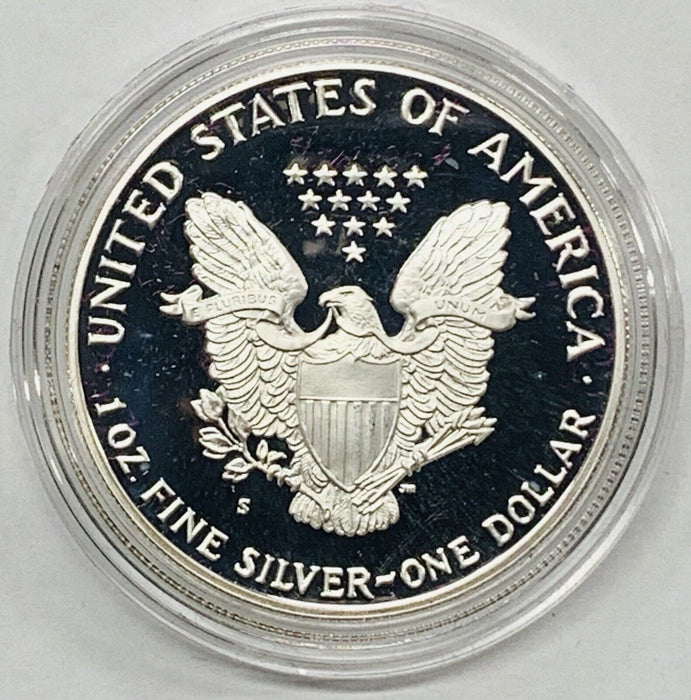 1988-S Proof American Silver Eagle Original Box (No COA)
