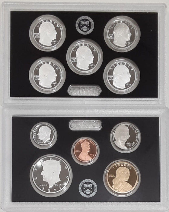 2023-S U.S. Mint 10 Coin Silver Proof Set as Issued in Original Mint Packaging