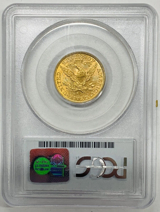 1887-S $5 Liberty Head Half Eagle Gold Coin PCGS MS 61