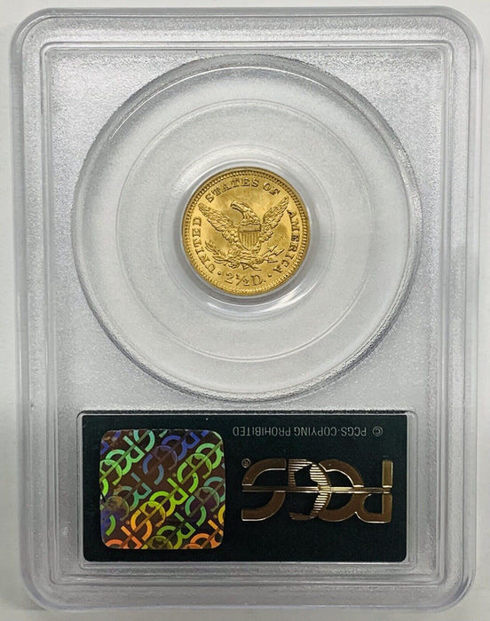 1907 $2.50 Liberty Head Quarter Eagle Gold Coin PCGS MS 65 OGH (F)