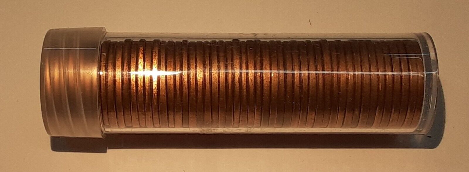 1965 United States Roll Of BU Lincoln Cents - 50 Coins Total in Tubes
