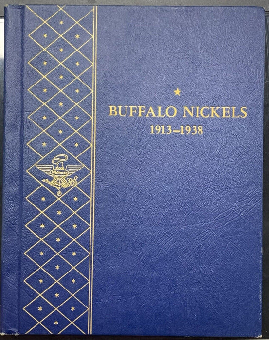 1913-1938 Buffalo Nickel Collection Complete Set-In Whitman Album (1937-D 3 Leg)