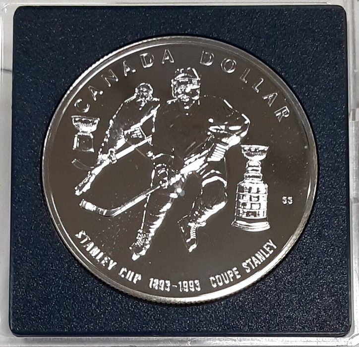 1993 Canada $1 Commem Proof-Like .925 Coin Stanley Cup in RCM Holder