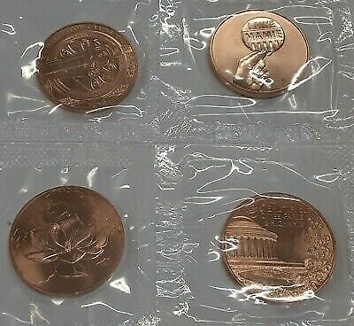 2015 First Spouse US Mint Bronze Medals 4 Piece Set in OGP W/COA