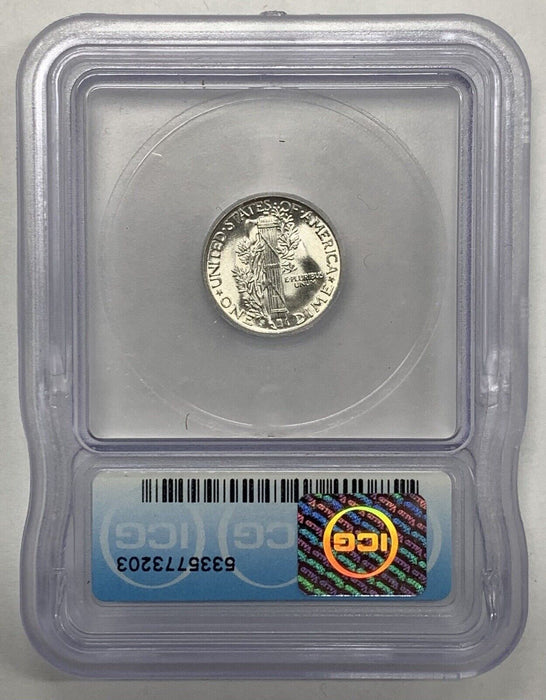 1945-S Mercury Dime 10c Coin ICG MS 65 (13) E