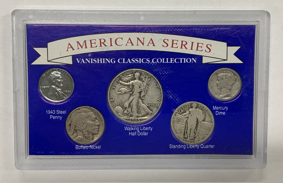 US Coins Americana Series Vanishing Classics Collection 5 Coin Silver Set By UMP