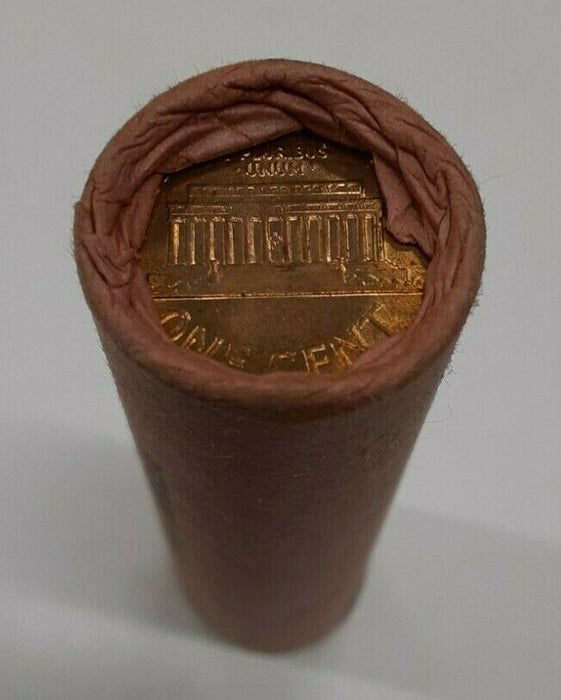1963-D United States Roll Of BU Lincoln Cents - 50 Coins Total in OBW