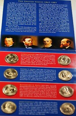 2011 P & D Presidential $1 Uncirculated 8 Coin Set Original Government Packaging