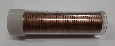 1970-S US Lincoln Cents BU Roll 50 Coins Total in Coin Tube